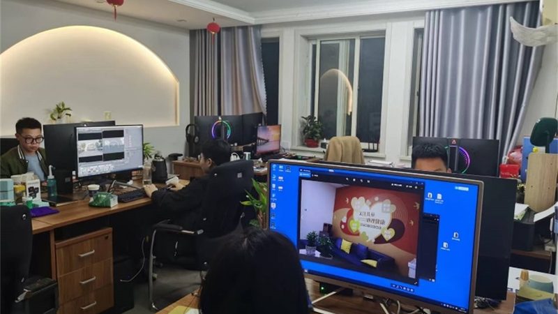 中小型会议场地布置效果图
